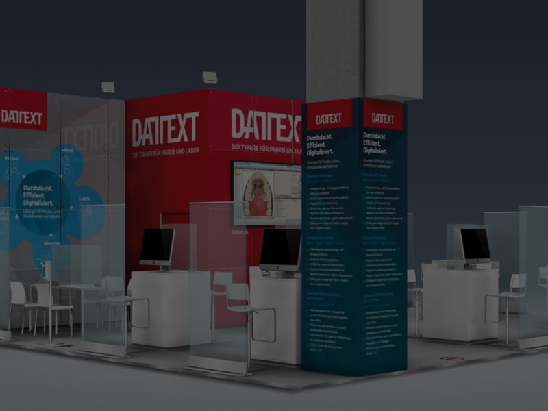 Der DATEXT Messestand